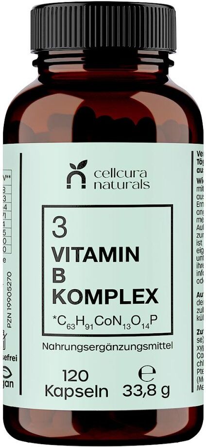 Cellcura Naturals Vitamin B Komplex Vegan Kapseln 120stk
