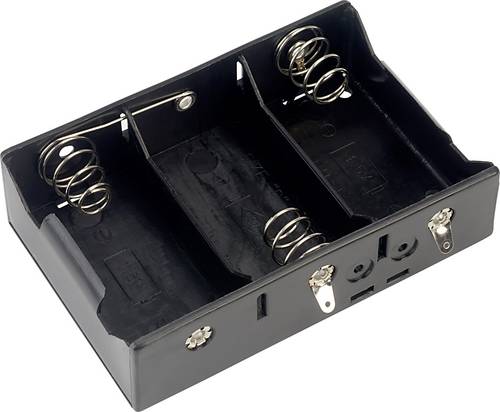 TRU COMPONENTS BH-131D Batteriehalter 3x Mono (D) Lötanschluss