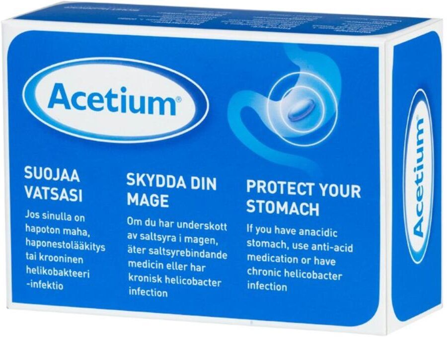CENTRO PRODOTTI SERVIZI F.Srl ACETIUM 60 Cps 200mg - Integratore per il Controllo del Fumo, 60 Capsule, Riduzione del Fumo