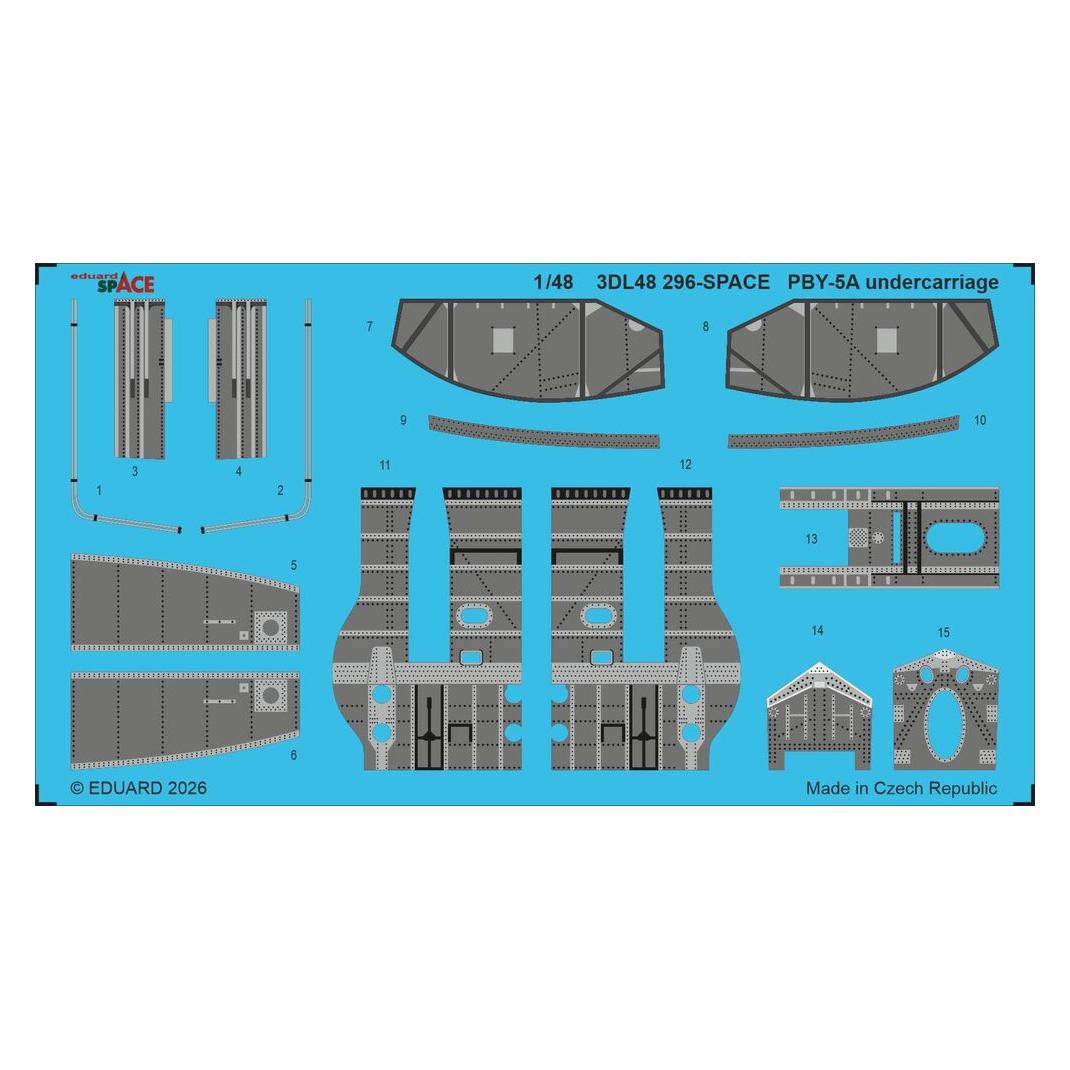 Eduard PBY-5A undercarriage SPACE for / Revell (3DL48296)