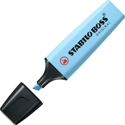 STABILO BOSS ORIGINAL Textmarker 2.0 - 5.0 mm - Gehäusefarbe: pastellblau