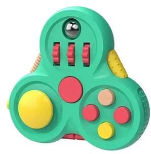 Inspired Living Rainbow Balance Fidget Spinner Smooth Spin EDC Hand Spinner For Calm Focus & Stress Relief green