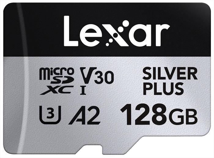 Lexar 128gb Microsdxc Plus A2 V30-silver