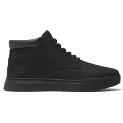 Timberland für Herren. TB0A658N0011 Maple Grove Ledersneaker schwarz (40), Wohnung, Schnürsenkel, Lässig