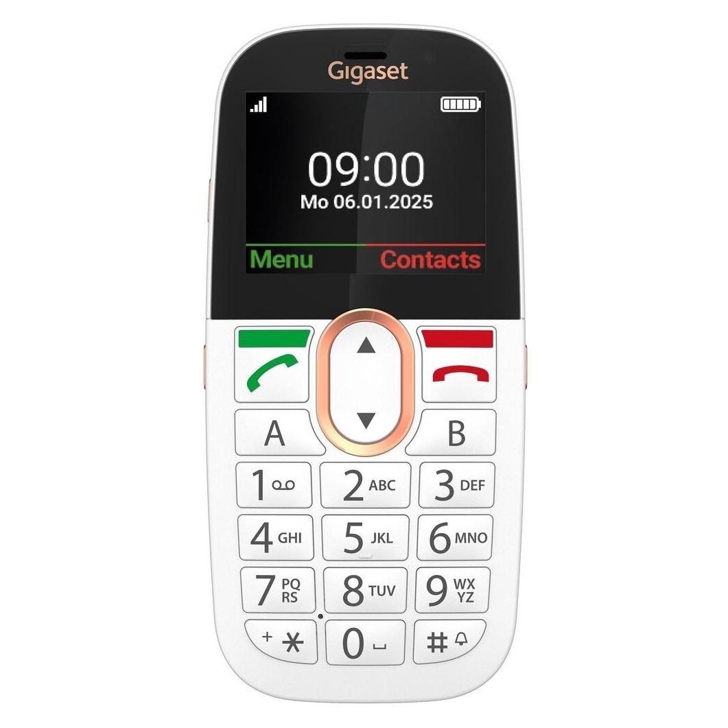 Gigaset GL695 SIM Featurephone 4G LTE White (S30853-H1234-R112)