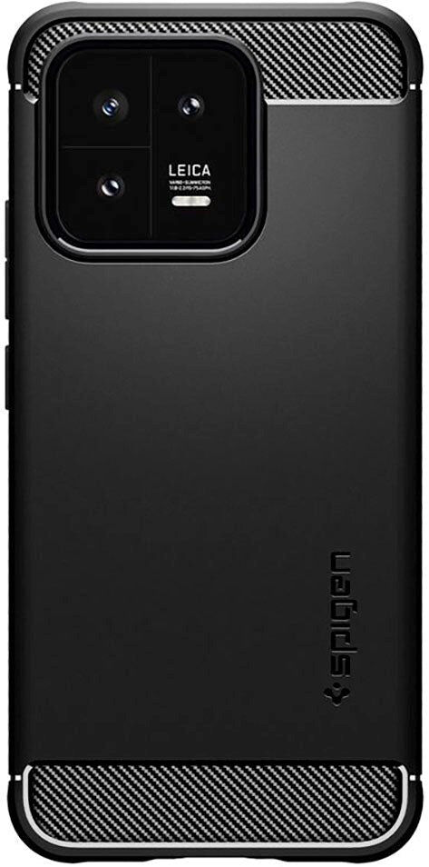 Xiaomi 13 Lite Spigen Rugged Armor Bagside Cover - Sort