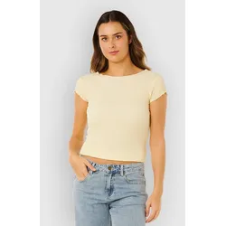 Rip Curl Coastal T-Shirt pastel yellow Gr. L