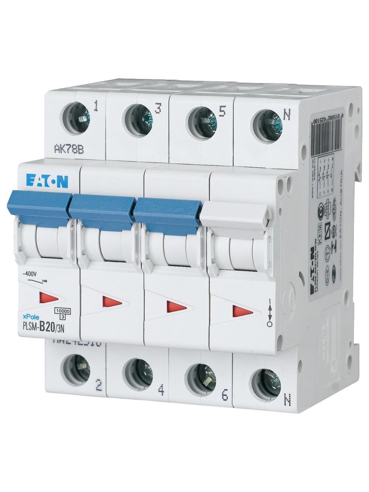 Eaton Plsm-c20/3n-mw - miniature circuit breaker mcb Netzteile - 80 Plus
