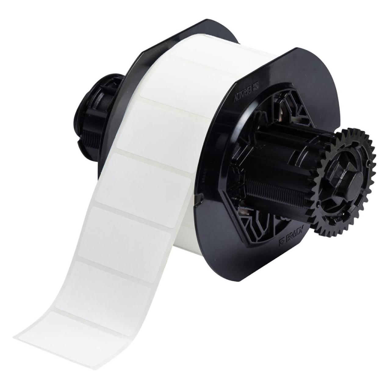 Brady B33-156-490, FreezerBondz(TM), Polyester, Weiss, matt, 48.26 x 25.40 mm, permanent (1500 E.). (53.34 mm) (B33-156-490)