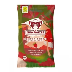 Chimpanzee Energy Chews Strawberry -  Natürliche Fruchtgummis Erdbeere