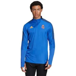 adidas Real Madrid Langarm-Trainingsoberteil blau M