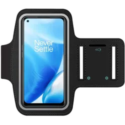 SmartFitness OnePlus Nord N200 5G Handy Sport Armband, Smartphone Sportarmband, Schwarz