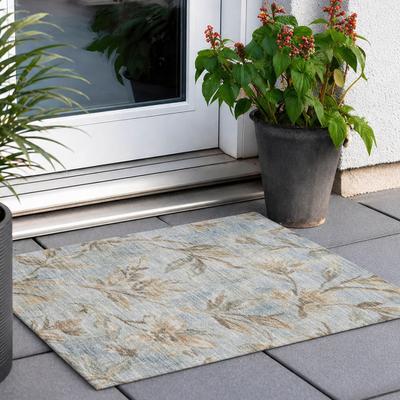 Addison Rugs Machine Washable Indoor/ Outdoor Floral Huron Chantille Rug