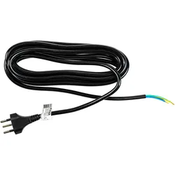 2x Furber.power Anschlusskabel OE-T12 (5 m), Stromkabel, Schwarz