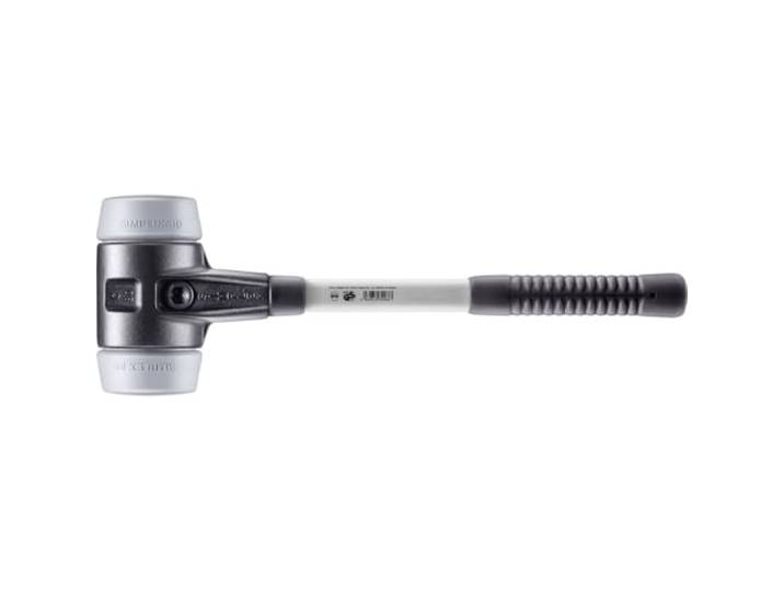 Maillet SIMPLEX\, TPE moyen; avec boîtier en fonte malléable renforcée et manche en fibre de verre D=80 mm 3703.080