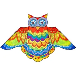 Invento Drachen Jazzy Owl Kite 145x85 cm, ab 5 Jahren, inkl. Spule mit Schnur 40 m