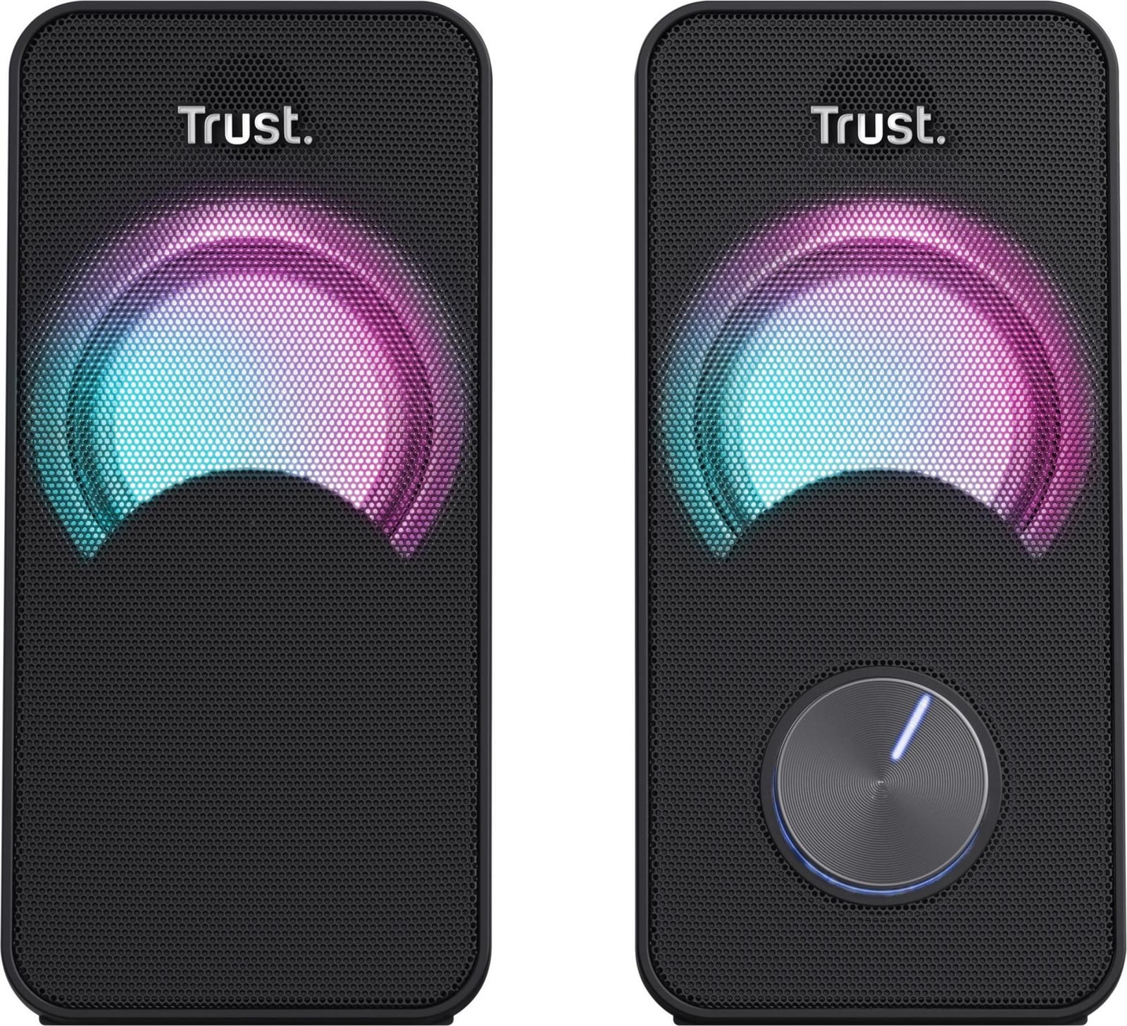 Trust Arys RGB-LED-verlichte 2.0 luidspreker set - zwart