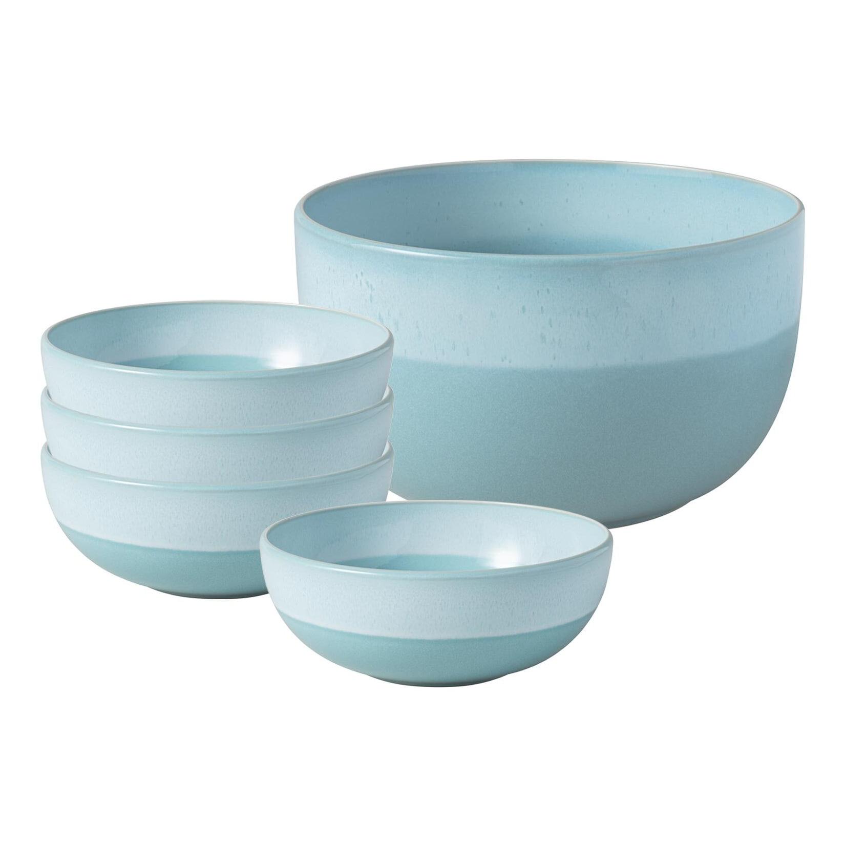 like. by Villeroy & Boch Salat-Set Perlemor Aqua 5-tlg.