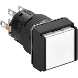 Schneider Electric Weißer Leuchtdrucktaster XB6ECF1B2P