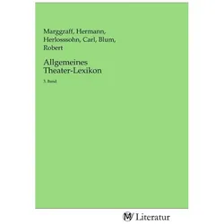Allgemeines Theater-Lexikon, Belletristik