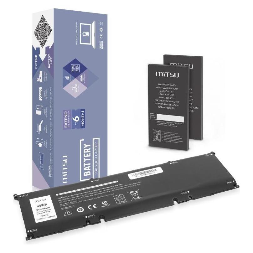 Mitsu Dell Alienware Precision 7260mAh 11,55V Batterie (7260 mAh) (BC/DE-9500)