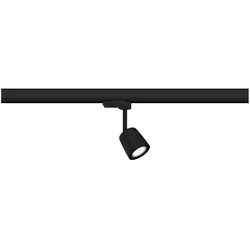 Paulmann 3-Phasen Schienenspot PRORAIL3 COVER, 230V, GU10 max. 10W, Metall / Kunststoff, Schwarz / Chrom PAUL-95532