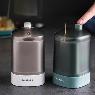 Inspire Curations Smart Press Pop Up Toothpick Dispenser Hygienic Automatic Toothpick Holder For Home & Travel white_1