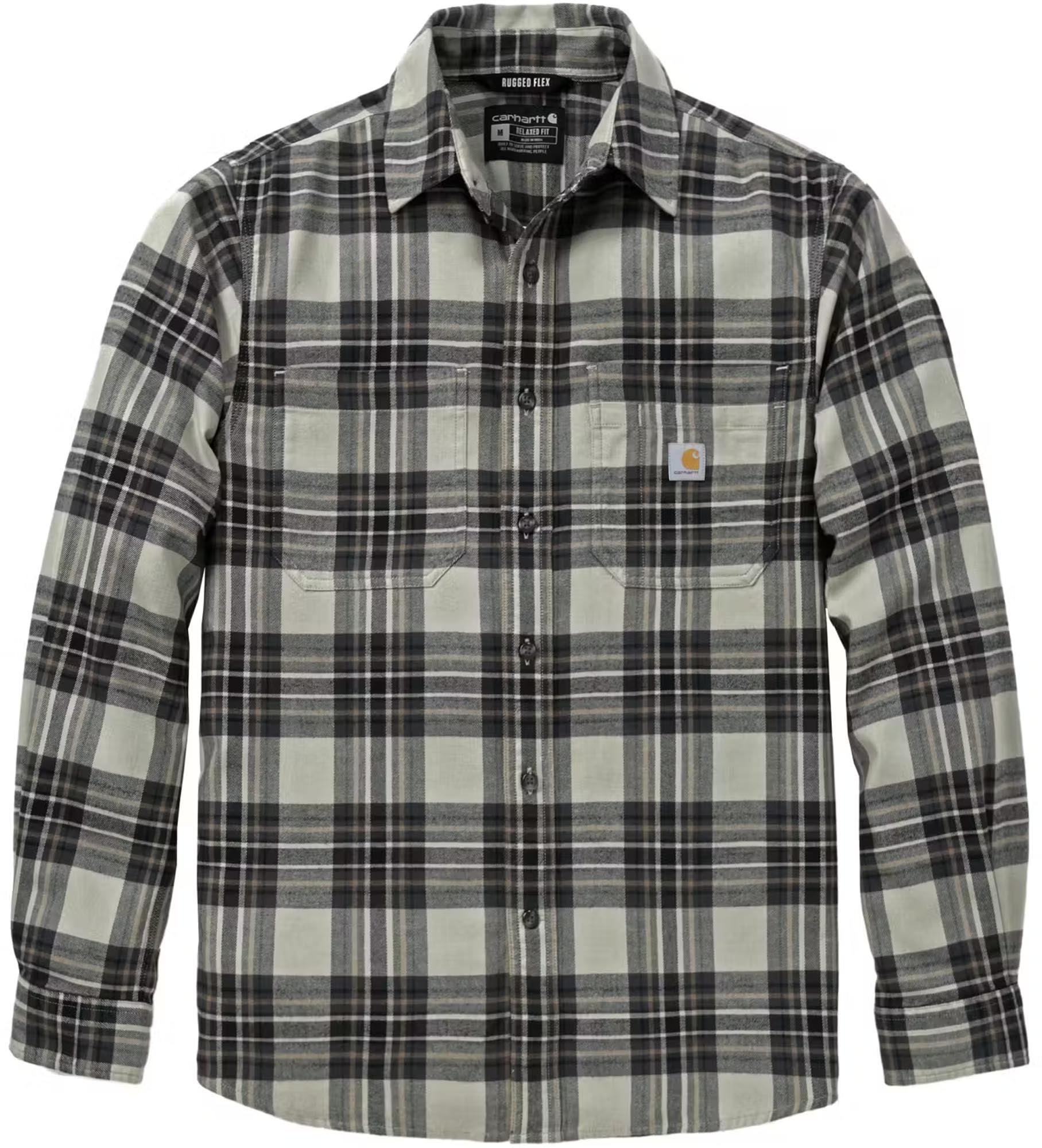 Carhartt Hamilton Relaxed LS Plaid Hemd 107010-GR9-S008