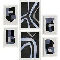 POSTER Set Mit 6 Wiegenschläge A3 & A4 Weißer Rahmen