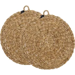 NVNaba Untersetzer 28 cm, aus Seegras, 2 St.