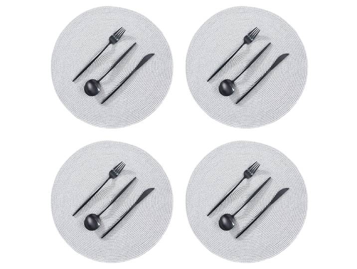 Tischset AMBIENTE 4er-Set Ø 38cm Silber/Silber