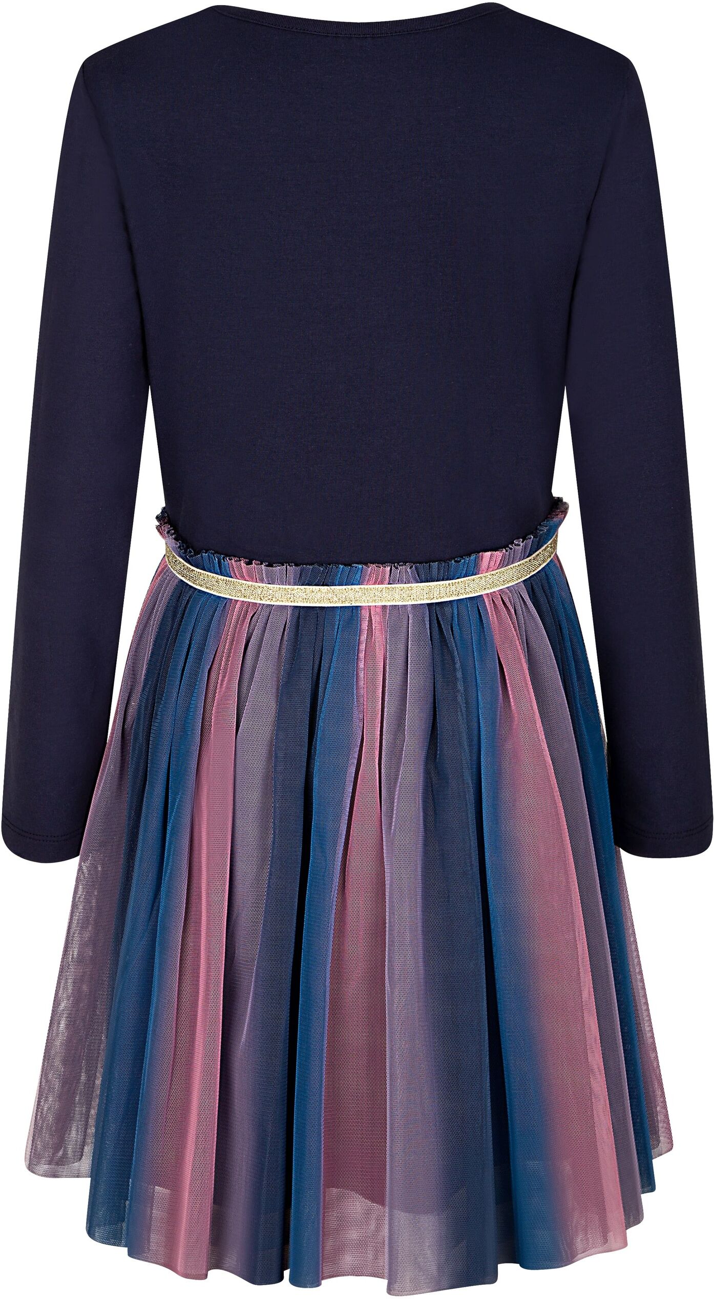 Sommerkleid HAPPY GIRLS "dress", Mädchen, Gr. 86, EURO-Grössen, Stoff, blau (navy), Stoff, 100% Baumwolle, normal, Kleider Sommerkleid navy 86, EURO-Grössen, Stoff