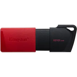 Kingston DataTraveler Exodia M USB-Stick 128 GB, Schwarz/Rot
