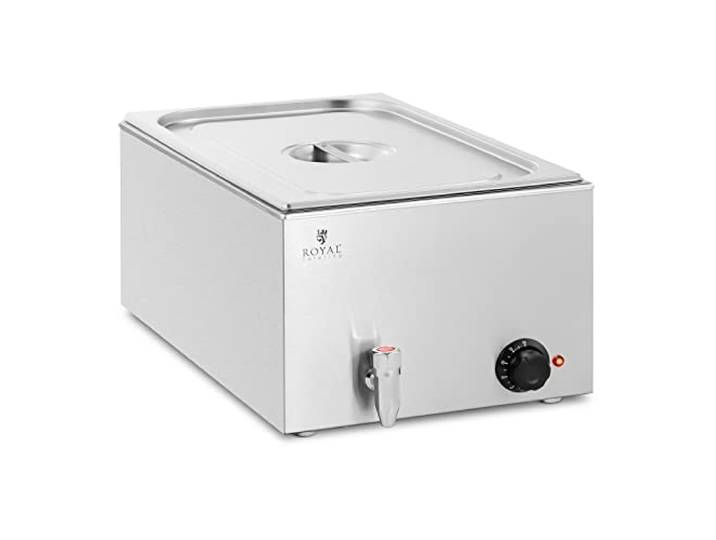 Royal Catering RCBM_GN1/1_1 Bain-marie Chauffe-plat Bain-marie professionnel 600 W 1 x GN 1/1 Robinet De Vidange