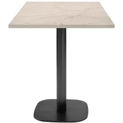 Restootab Tisch 60x60cm - Modell Round marmor yule