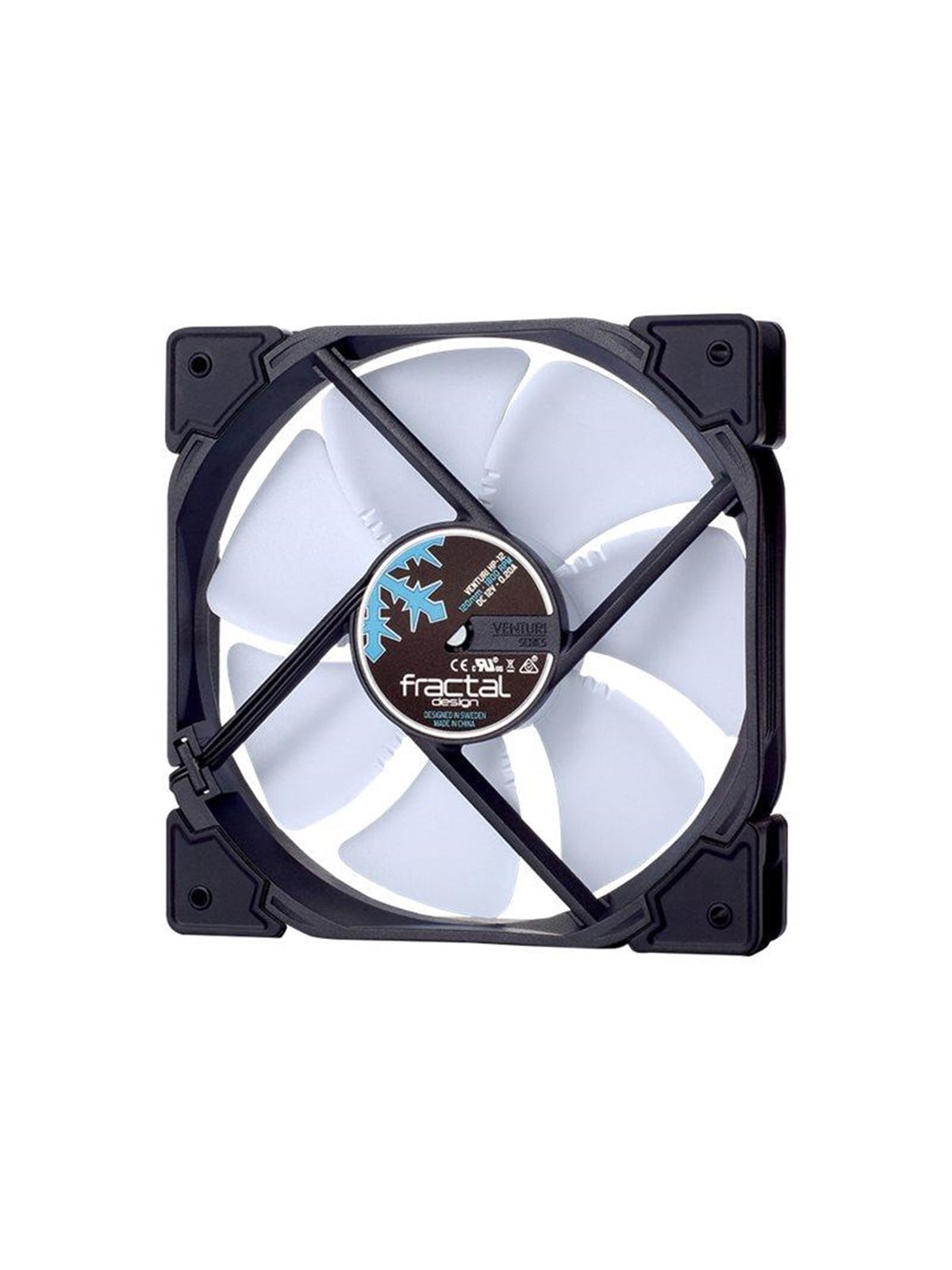 Fractal Design Venturi Series HP-12 PWM - Gehäuselüfter - 120mm - Weiß