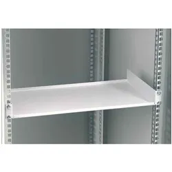 Schäfer Shop 48,30cm (19") Fachboden, 1 HE, Festeinbau, Tiefe: 250 mm, lichtgrau RAL 7035 Der Fachboden k, Serverschrank Zubehör, Grau