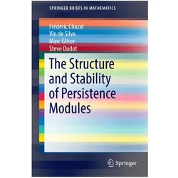 The Structure and Stability of Persistence Modules, Fachbücher von Marc Glisse, Frédéric Chazal, Vin de Silva, Steve Oudot