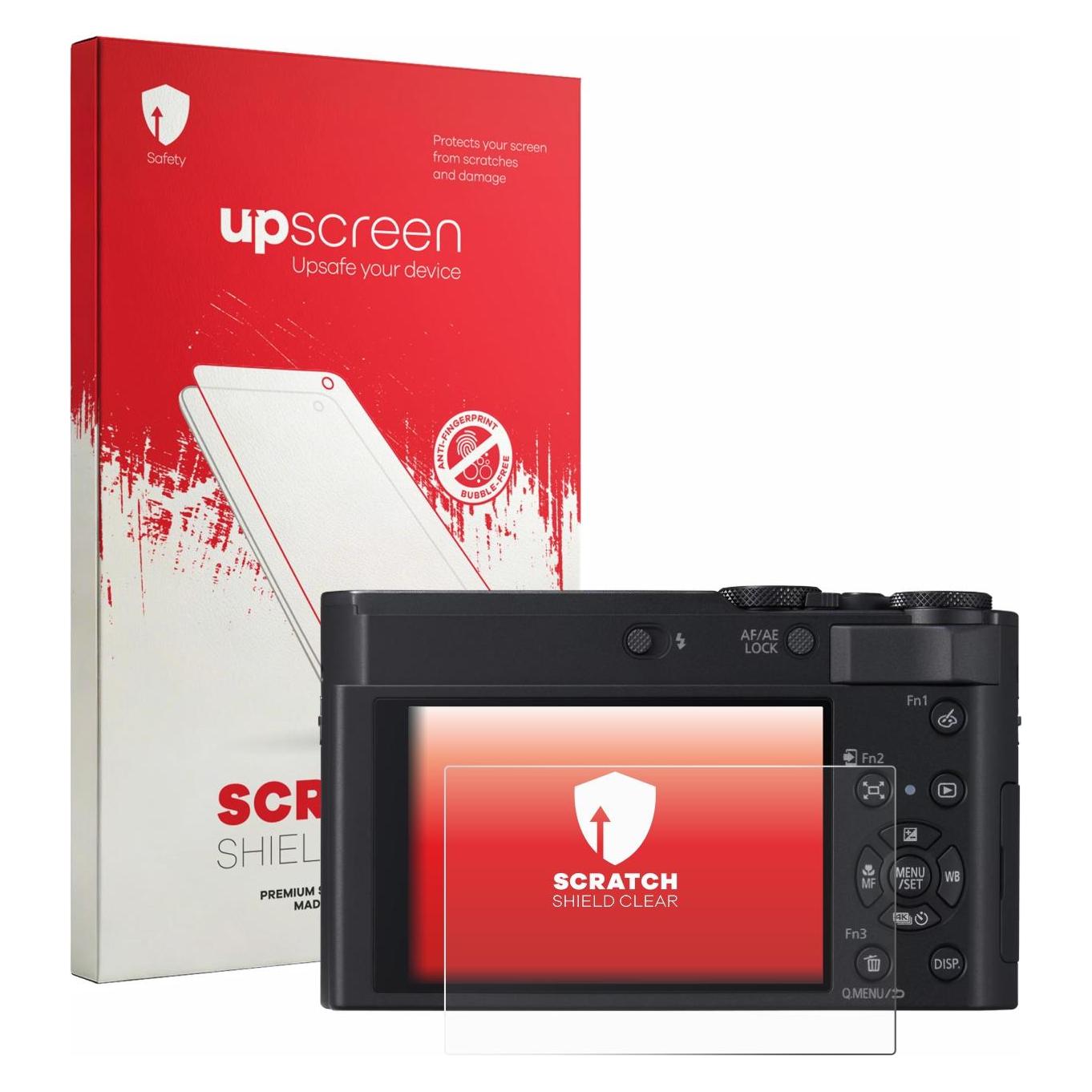 upscreen Schutzfolie für Panasonic Lumix DC-TZ300 Displayschutz Displayschutzfolie Folie Klar Transparent (2862797)