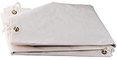 Ribimex Bâche blanche PVC 5x8 m 650 g/m2