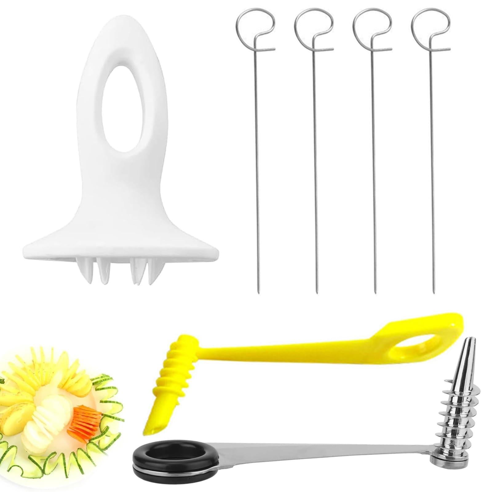 Set van 7 Spiral Cutters voor groenten