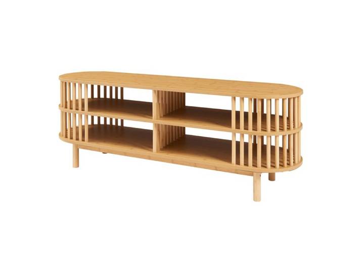 Meuble TV Jarvenpaa bambou 140 x 40 x 50 cm