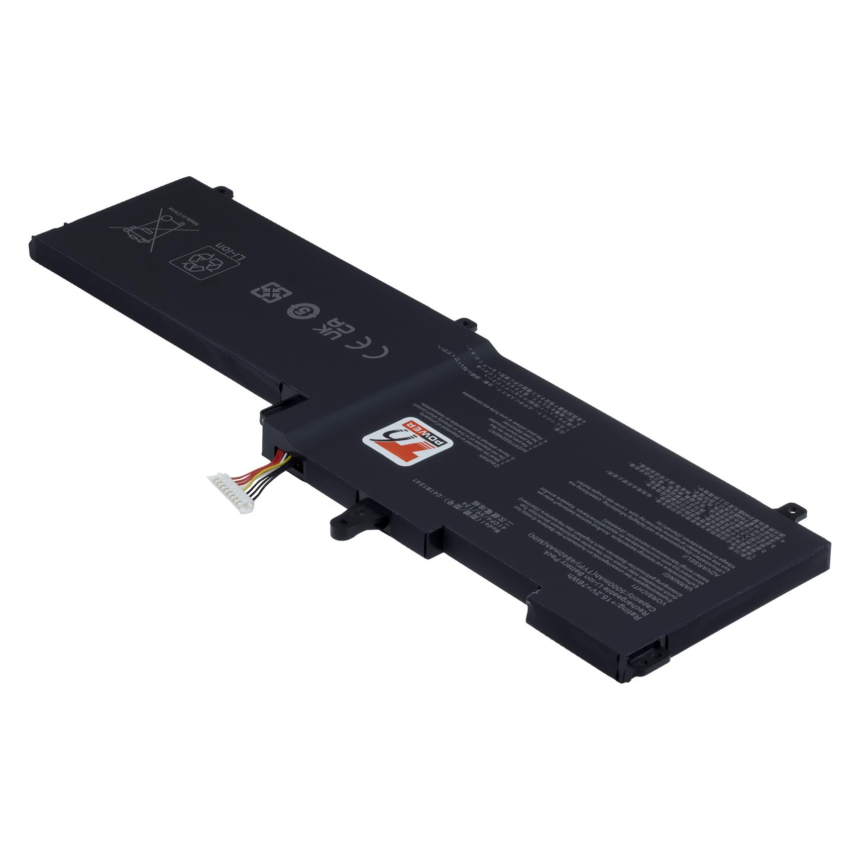 T6 Power battery for Asus Strix GL702VT, GL702VS, GL702VM, GL702ZC, 5000mAh, 76Wh, 4cell, Li-poly (4 Zellen, 5000 mAh) (NBAS0195)