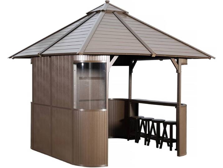 Abri de spa Bali - 330 x 330 x 323 cm