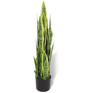 vidaXL Kunstpflanze Sansevieria Bogenhanf, im Topf, Höhe 90 cm