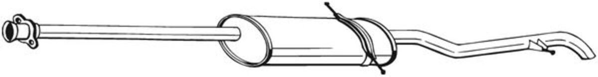 Bosal Silenziatore posteriore 289-031
