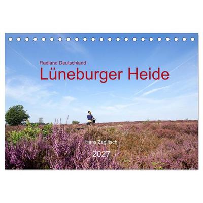 Radland Deutschland - Lüneburger Heide (Tischkalender 2027 DIN A5 quer), CALVENDO Monatskalender