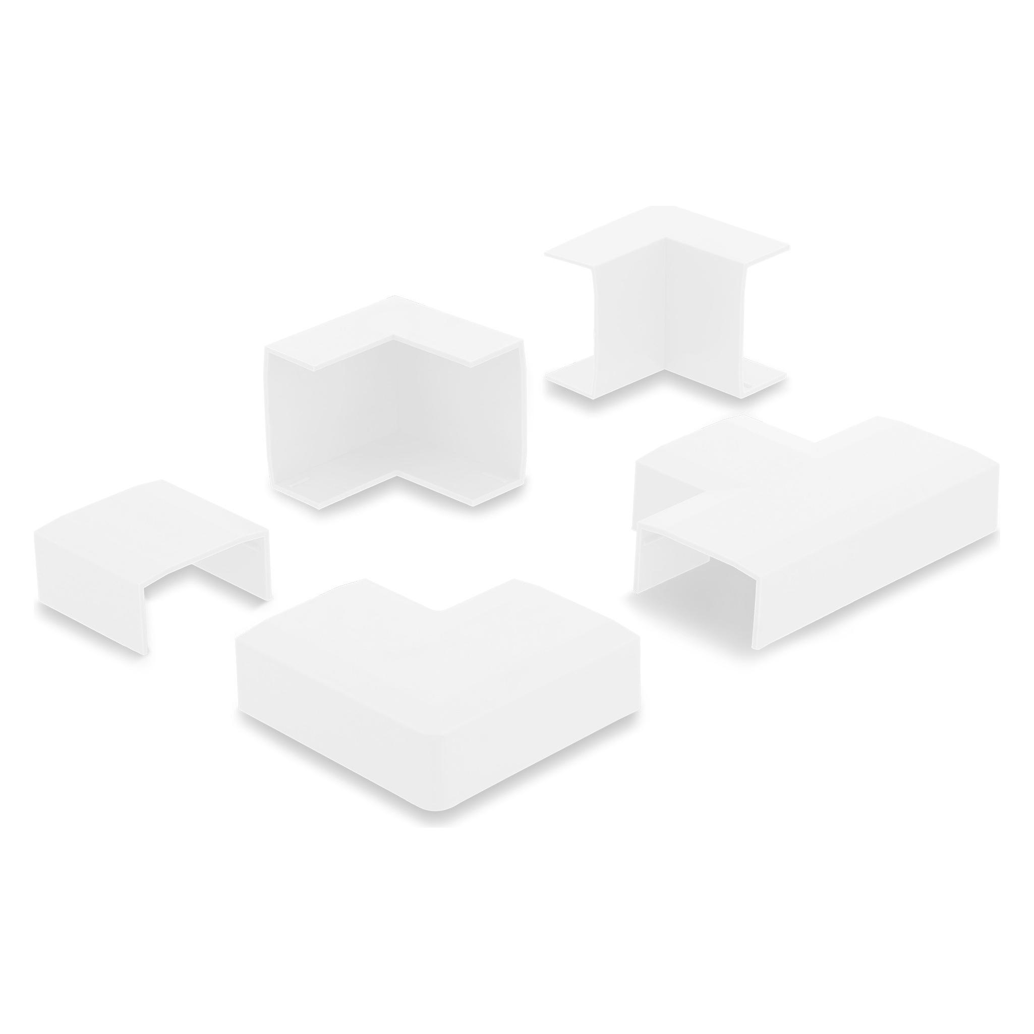 Delock Verbindungsstück für 30 x 14 mm Kabelkanal, 5er-Set (Kabelkanal, 100 cm) (22093)