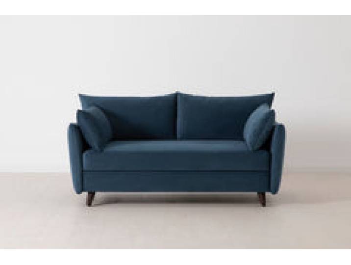 2,5-Sitzer-Schlafsofa Model 08, Blaugrün