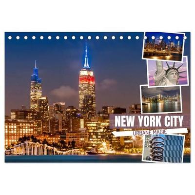 NEW YORK CITY Urbane Magie (Tischkalender 2027 DIN A5 quer), CALVENDO Monatskalender
